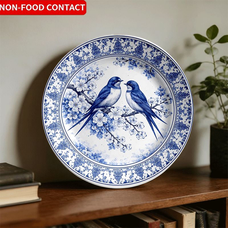 Home Cooking Recipes - Piring Hias dengan Motif Bunga Cina