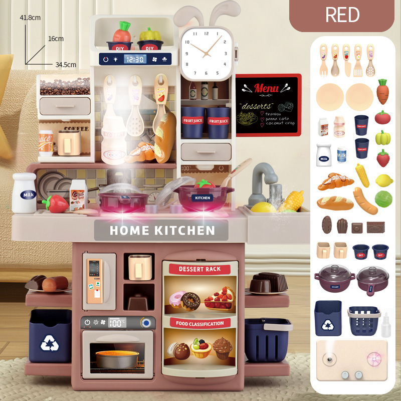 Home Cooking Cookbook - Set mainan dapur untuk anak-anak, mainan