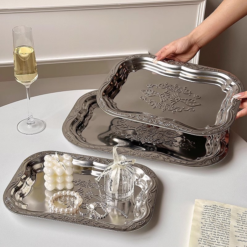 Nampan Dekoratif Baja Tahan Ka - Home Cooking Recipes ulasan dan harga