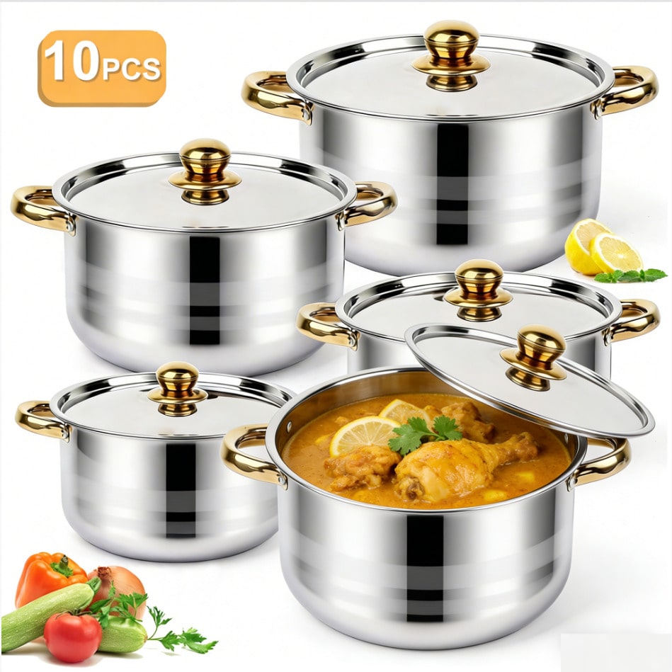 Set Panci Stainless Steel Mode - Home Cooking Cookbook ulasan dan harga