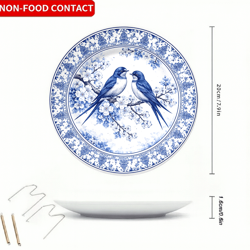 Piring Hias dengan Motif Bunga - Home Cooking Recipes ulasan dan harga