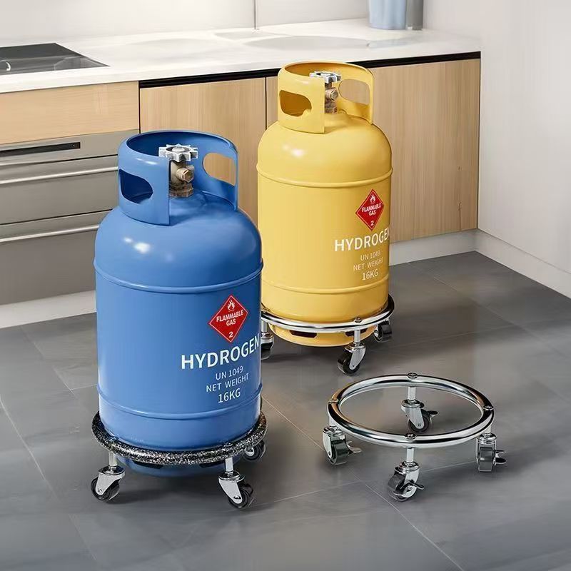 Rak Gas Portabel Beroda dengan - Home Cooking Gas ulasan dan harga